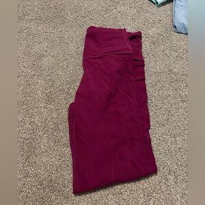 Dark pink Magenta Lululemon align leggings